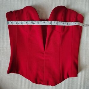Red open chest corset from House of CB size Small